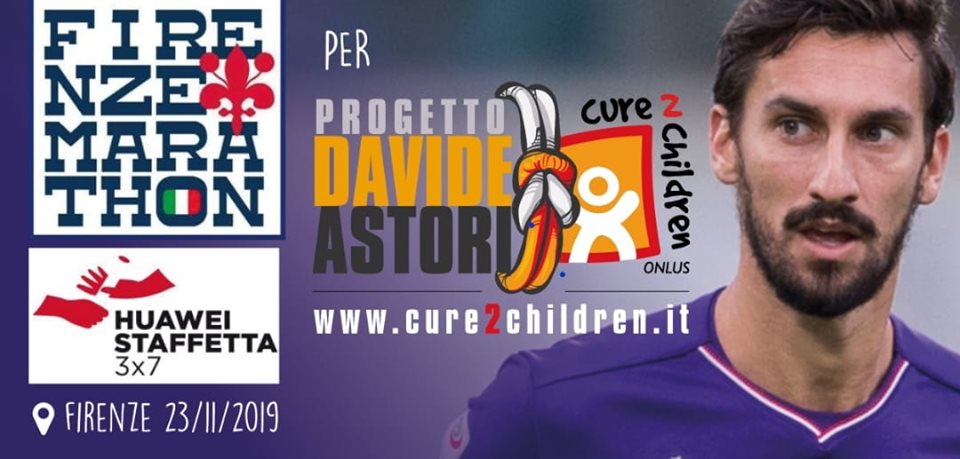 Staffetta 3 per 7 km programma charity ufficiale della Firenze Marathon.